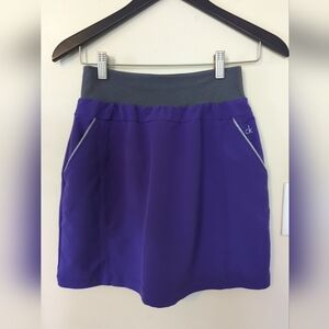 Calvin Klein Golf Womens Purple Skort With Pockets NWOT
